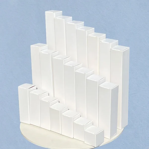 Get 50pc 3x3cm 4-33cm High White Kraft Gift Boxes Long Blank Paper Boxes in Stock Cosmetic Candles Jewelry Cardboard Packaging Boxes - Image 5