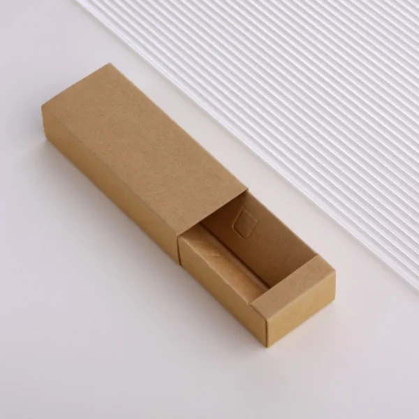 Get 100pcs Perfume Packaging Box White Black Kraft Paper Gift Box - Image 6