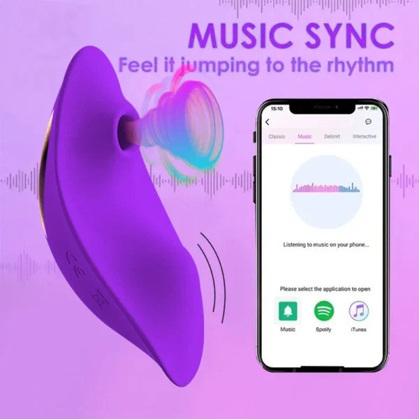 APP Sucking Vibrator for Women Female Wearable Clit Sucker Clitoris Stimulator 2 in 1 Sex Toy for Women 's Panties Adult Goods - Image 6