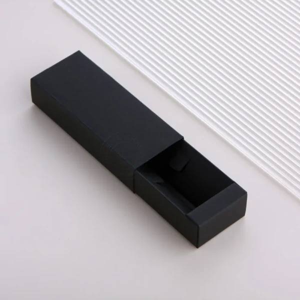 Get 100pcs Perfume Packaging Box White Black Kraft Paper Gift Box - Image 5