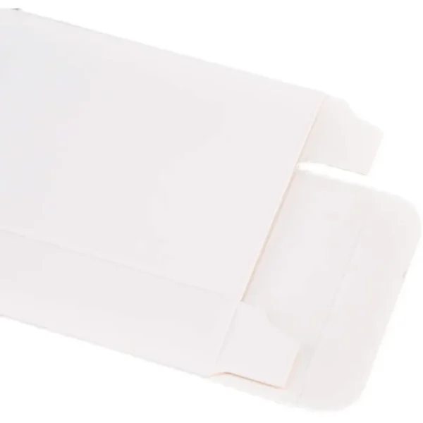 Get 50pcs Flat Style White Paper Box Universal Rectangle Small Carton Double Insert Box 3cm Width Gift Packaging Boxes - Image 5