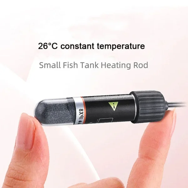 USB Mini Aquarium heating rod for Small Fish Tank 26°C Constant Temperature Aquarium Heater Submersible Thermostat Heater 10W - Image 3