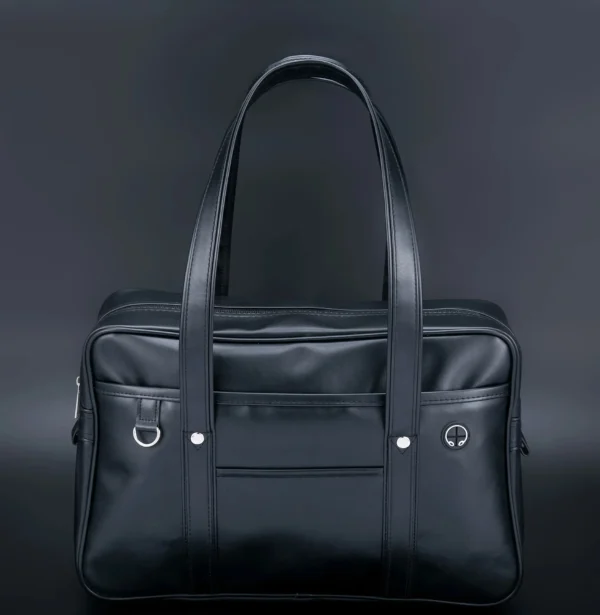 schoolbag PU leather japanese wide application japanese handbag large capacity waterproof - Image 3