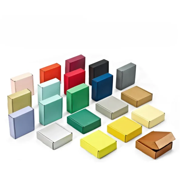 Get 10pcs Three-layer Thick Gift Packaging Box Multi Color Corrugated Box for Packing Hard Clothing Packaging Shipping Box - Image 3