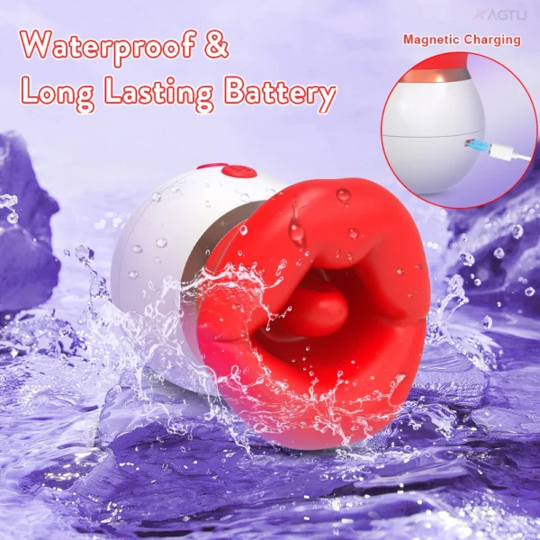 Sucking Vibrator for Women with Tongue Licking Clit Sucker Oral Nipple Clitoris Stimulator Sex Toys for Women Masturbation - Image 4