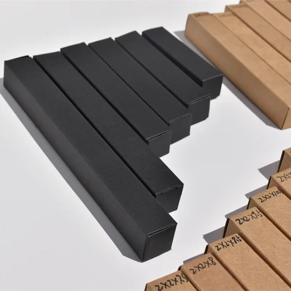 Get 50pcs White Paper Tube Packaging Box Blank Rectangular Cardboard Box for Lipstick/Perfume/Essential Oil Bottle Packing Boxes - Image 5