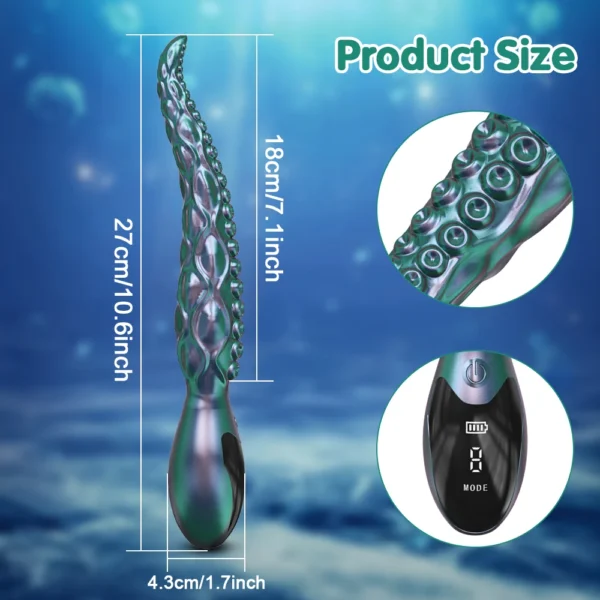 Octopus Tentacle Anal Vibrator for Women Clitoral Stimulation Butt Plug Vibrating Anal Balls Erotic Sex Toys for Adult Shop - Image 2