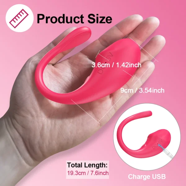 APP Control Clitoris Vibrator for Women Clitoral Stimulator Female G Spot Wearable Love Egg Vibrating Sex Toy Adult Supplies - Image 6