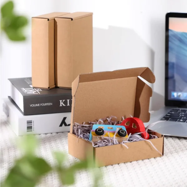 Get 15PCS Brown Transport Box, Corrugated Small Carton, Used For Transport Packaging Box, Gift Packaging, Handicraft Packaging - Image 6