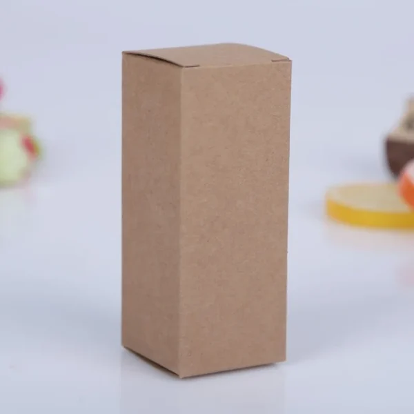 Get 50pcs White Black Kraft Paper Tube Cardboard Boxes Essential oil bottle packaging box Blank Cosmetic Storage Box - Image 6