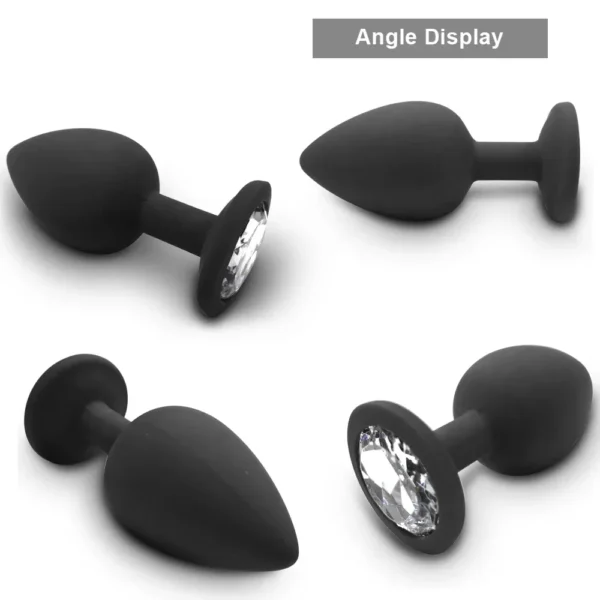 Anal Toy Soft Silicone Anal Plug Mini Bullet Vibrator Butt Plug Men Women Gay Couples Anal Prostate Stimulator Sex Toy for Adult - Image 2