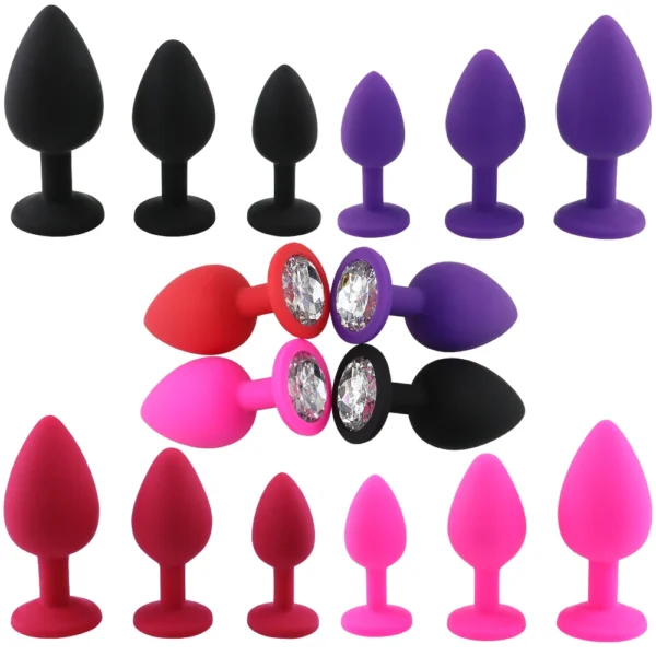 Anal Toy Soft Silicone Anal Plug Mini Bullet Vibrator Butt Plug Men Women Gay Couples Anal Prostate Stimulator Sex Toy for Adult - Image 6