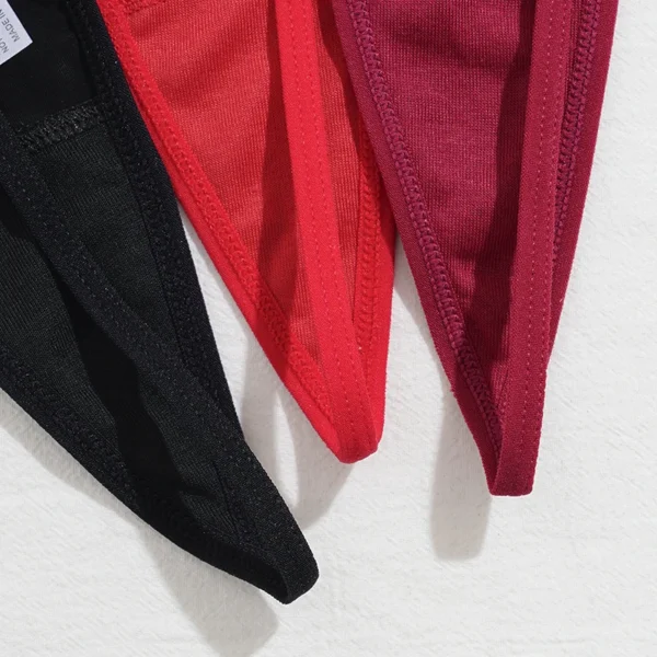 Hot Sale New Fashion Sexy Women G-string Low Rise T-back Intimate Lingerie Comfort Female Thongs Love Design Underwear Panties - Image 5