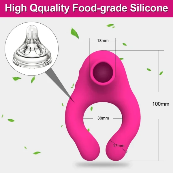 Penis Cock Ring Vibrator for Men Delay Ejaculation Stimulator Clit Sucker Dick Enlarger Ring Sex Toy for Men Couples Adult Goods - Image 5