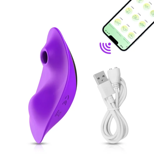 APP Sucking Vibrator for Women Female Wearable Clit Sucker Clitoris Stimulator 2 in 1 Sex Toy for Women 's Panties Adult Goods - Image 5