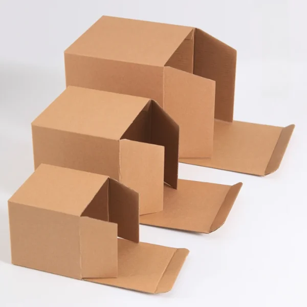 Get 20/50pcs Square carboard Boxes for business White Brown Packaging Gift Box wedding candy box For kid Birthday Part - Image 4