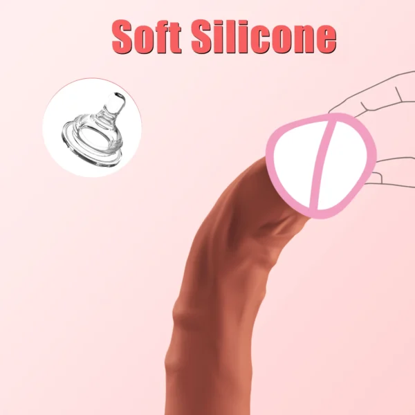 Real Simulation Dildo Vibrator for Women G Spot Vibrating Female Vaginal Stimulator Heating Adult Goods Sex Toys for Women - Image 4