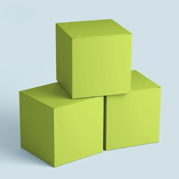 Get 20/50pcs White Cardboard Packaging Box, Paper Gift Box, Foldable Universal Packaging Color Box - Image 3