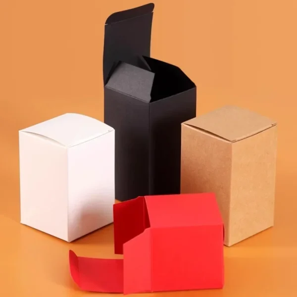 Get 50pcs Multi size Folding Small Gift Boxes Cosmetics Paper Box Candle Aromatherapy Candy Party Business Packaging Universal - Image 6