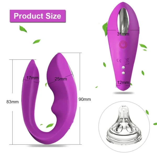 Remote Control Penetration Vibrator for Women Double Penis Clitoris Stimulator Wireless Vibrator Sex Toys for Adults Couple - Image 3