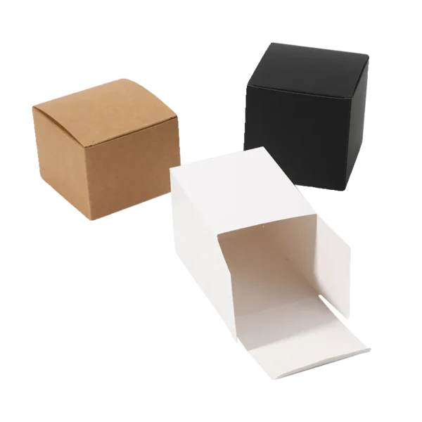 Get 10pcs Kraft Paper Box for Gift and Products Small Empty Cardboard Packaging Box Square Gift Paper Box - Image 5