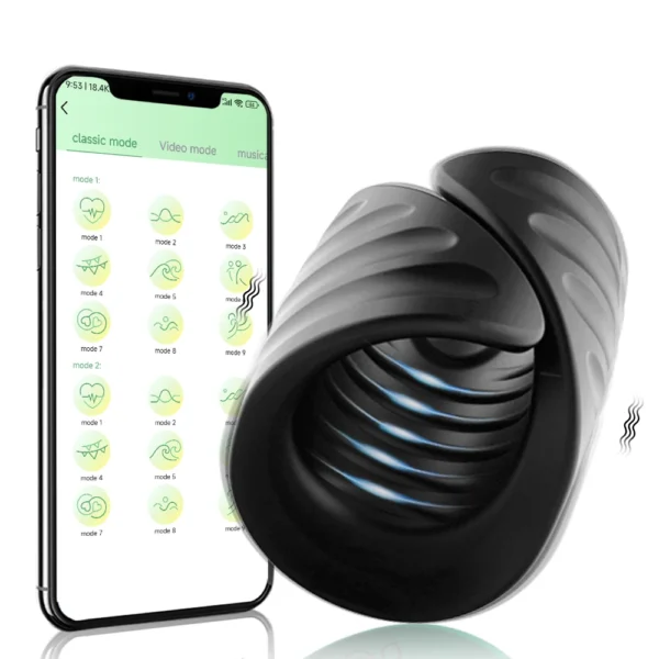 APP Control Vibrator for Men Penis Delay Trainer Male Masturbator Glans Stimulater Massager Men Vibrator Sex Toys Adult Goods - Image 5