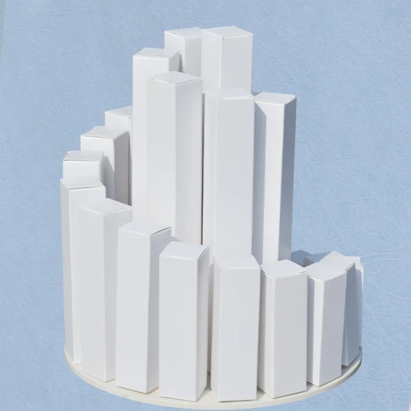 Get 50pc 3x3cm 4-33cm High White Kraft Gift Boxes Long Blank Paper Boxes in Stock Cosmetic Candles Jewelry Cardboard Packaging Boxes - Image 3