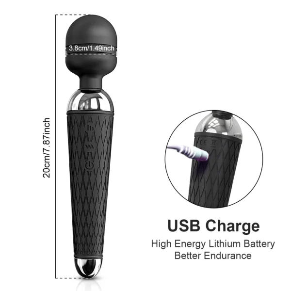 Powerful AV Vibrator for Women Clitoris Stimulator Nipple G Spot Magic-Wand Dildo Female Vibrating Masturbation Adult Sex Toys - Image 5