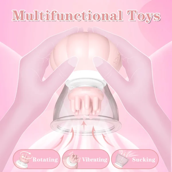 Breast Massager Vibrator Licking Tongue Clitoral Stimulation Sucking Nipple Oral Female Masturbation Tools Sex Toys for Women - Image 3