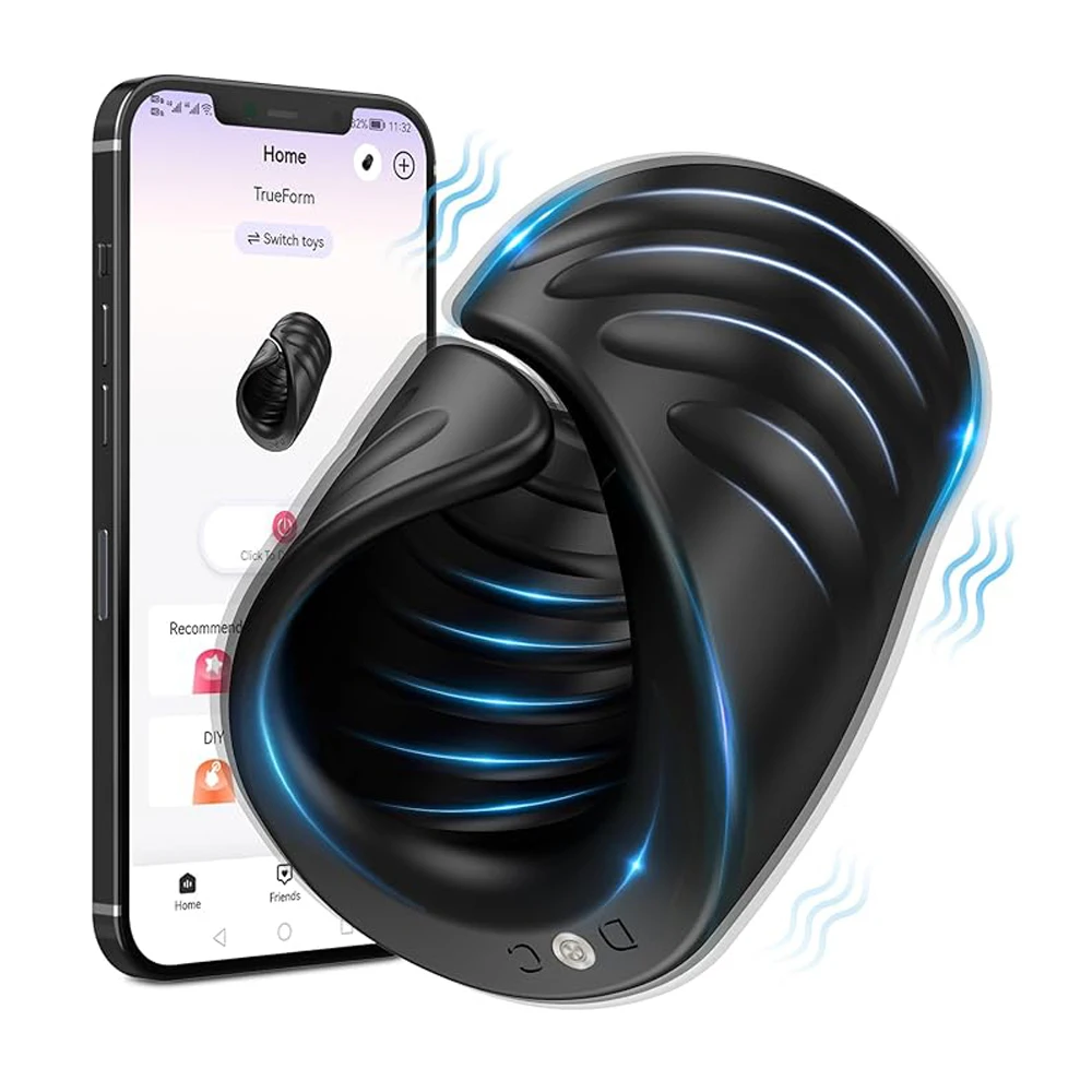 kf-S71ab006bcab0488287a1c6c00f9f1c78e APP Control Vibrator for Men Penis Delay Trainer Male Masturbator Glans Stimulater Massager Men Vibrator Sex Toys Adult Goods - Image 1