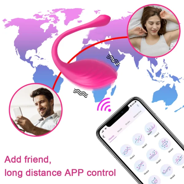 Remote ControlVibrator for Women Clitoris Stimulator APP Control Vibrating G-Spot Love Egg Vaginal Massager Sex Toys for Adults - Image 5