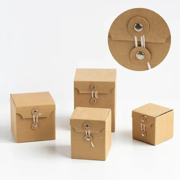 Get 10pcs Empty DIY Candle Packaging Box Universal Cardboard Paper Gift Box Wedding Candy Box Birthday Gift Packaging for Guests - Image 3