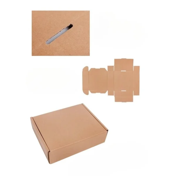 Get 10PCS Corrugated Box Brown Cardboard Shipping Box for Mailer, Moving and Craft - Image 4