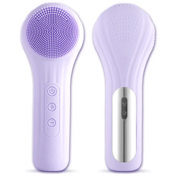 Sonic Waterproof Facial Cleansing Brush for Men & Women Rechargeable Exfoliating Electric Face Scrubber Cleanser Brush - Image 2