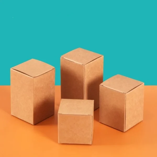 Get 50pcs Multi size Folding Small Gift Boxes Cosmetics Paper Box Candle Aromatherapy Candy Party Business Packaging Universal - Image 3