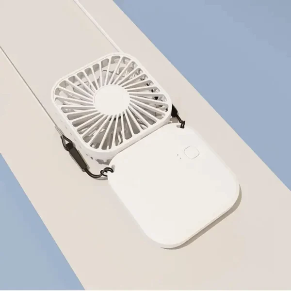 Mini Folding Hanging Neck Fan Foldable Hanging Neck Fan Mini Folding Personal Fan, 3 Speeds USB Charging For Travel Indoor And O - Image 4