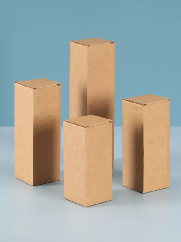 Get 20pcs Empty hard Paper Packaging Box Rectangular Corrugated Box Outer Packaging Universal Cardboard Paper Carton Box - Image 6