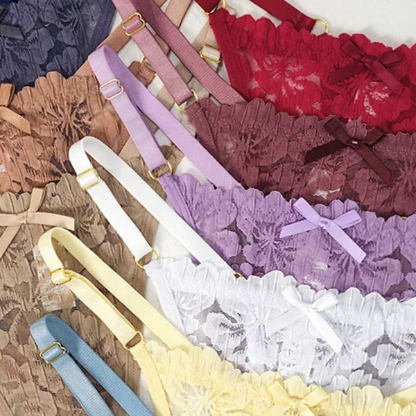 12pcs/Set Low Rise Sexy Women's G-string Breathable Comfortable Female Lingerie Erotic Elegant Lady Thongs Underwear Panties - Image 5