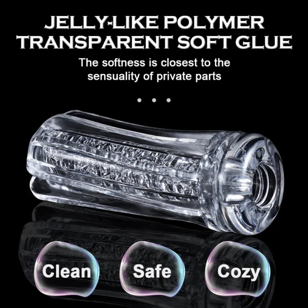 Male Masturbators Cup Vagina Vacuum Soft Pussy Endurance Exercise Masturbation Sex Toys Pocket Manual Masturb Cup for Men - Image 2