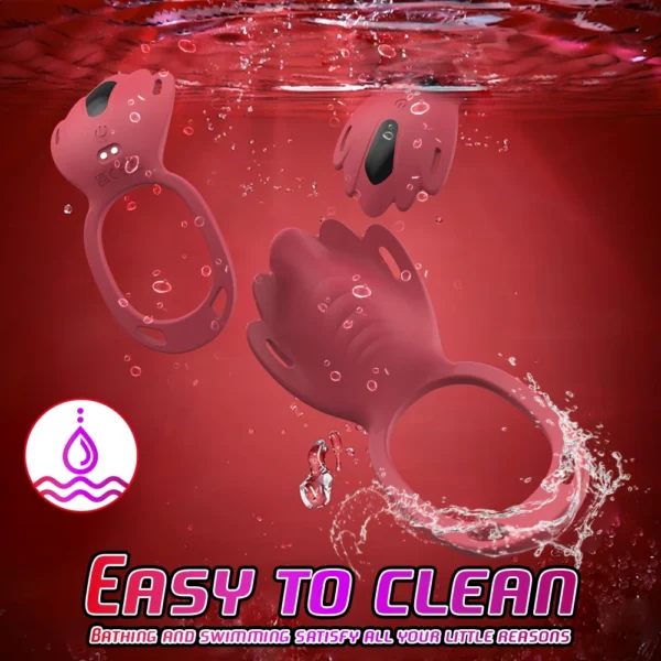Remote Control Vibrating Penis Ring Clitoral Stimulator Wearable Panty Vibrator Female Sex Toy for Women Men Sexual Pleasure - Image 5