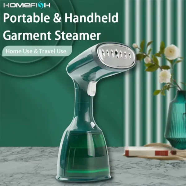 Garment Steamers 280ml Handheld Fabric Steamer 7 Holes 20 Seconds Fast-Heat 1500W Garment Steamer for Home Travelling Portable - Image 3