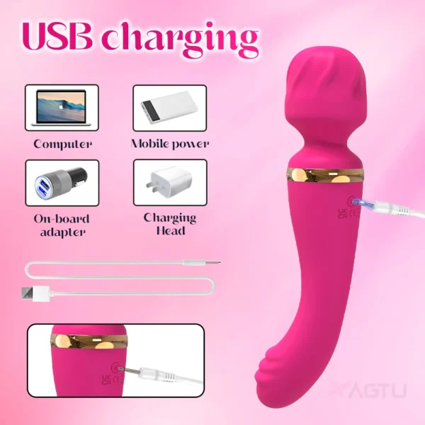 Sex Toys Vibrator Dildos for Women Dual Motor Magic Wand Clit G-Spot Clitoris Stimulator Female Masturbation Adult Products - Image 4