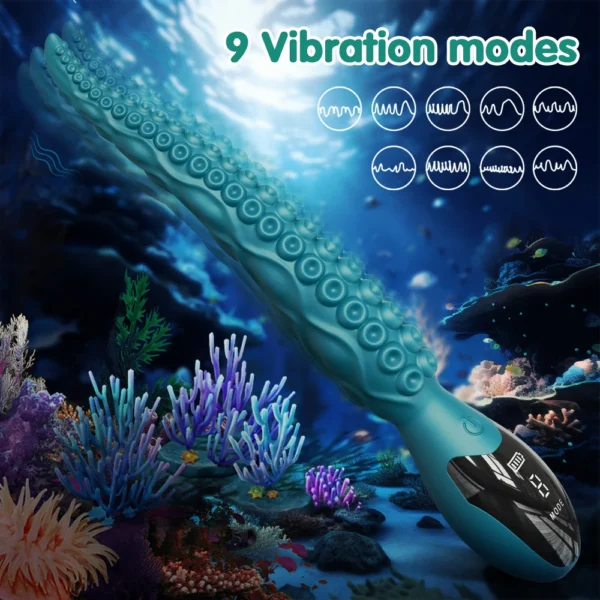Octopus Tentacle Anal Vibrator for Women Clitoral Stimulation Butt Plug Vibrating Anal Balls Erotic Sex Toys for Adult Shop - Image 5