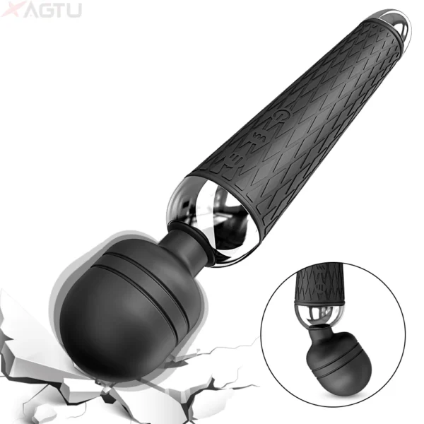 Powerful AV Vibrator for Women Clitoris Stimulator Nipple G Spot Magic-Wand Dildo Female Vibrating Masturbation Adult Sex Toys - Image 4