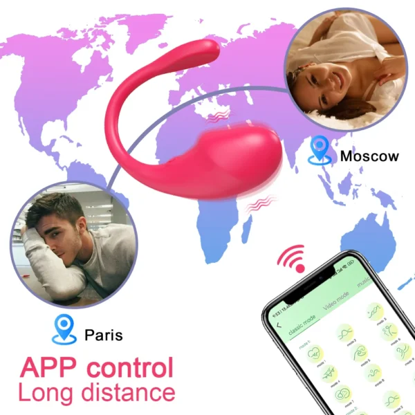 APP Control Clitoris Vibrator for Women Clitoral Stimulator Female G Spot Wearable Love Egg Vibrating Sex Toy Adult Supplies - Image 2