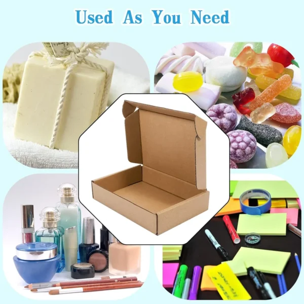 Get Corrugated Cartons, White/Brown Multi-sheet Cardboard Transport Boxes, Handicraft Packaging And andling - Image 3