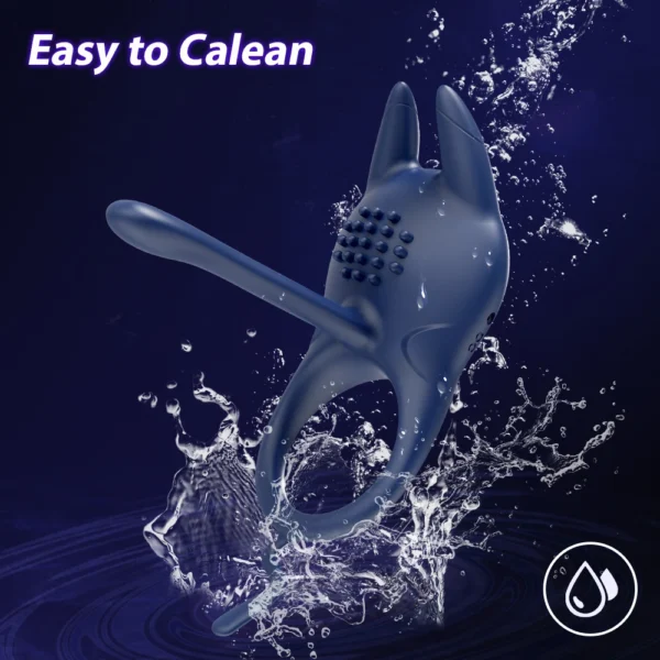 Remote Control Penis Ring Ejaculation Vibrator for Men Cock Ring Delay Clitoris Stimulation Penetration Sex Toy for Couple - Image 4