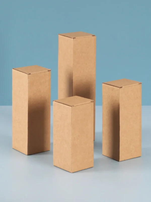 Get 20pcs Rectangular Paper Packaging Box Small Empty Corrugated Box Box for Umbrella Cardboard Packaging Universal Paper Carton - Image 5
