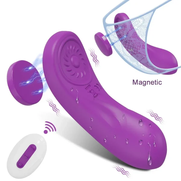 kf-Saada80d16a0c4d1e86a333aaee628639B Remote Control Wearable Panty Clitoral Magnetic Vibrators for Women Clitoris Stimulator Vagina Massager Adult Female Sex Toys - Image 1
