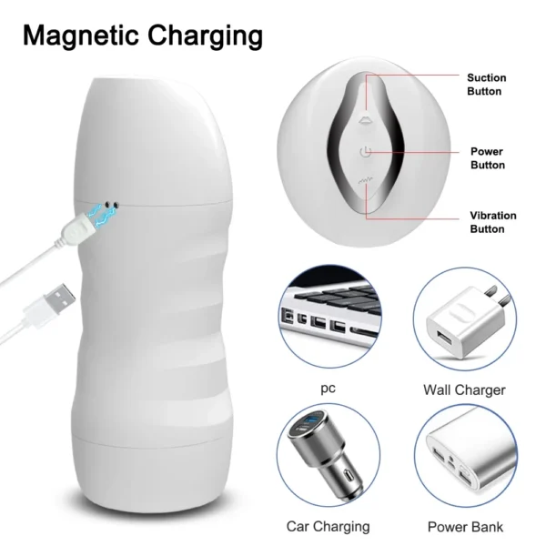 Automatic Sucking Male Mastubator Blowjob Masturbation Equipment Machine Adult Goods Sex Toys for Men Masturbators Cup - Image 5